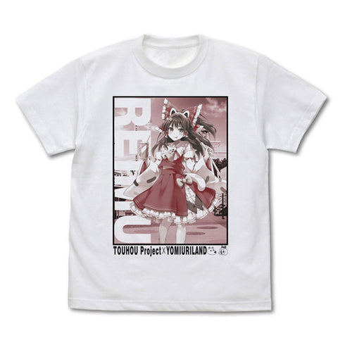 『東方Project』博麗霊夢 Tシャツ よみうりランドVer. illust:えれっと ホワイト M